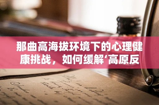 那曲高海拔环境下的心理健康挑战，如何缓解‘高原反应’对治疗师的影响？