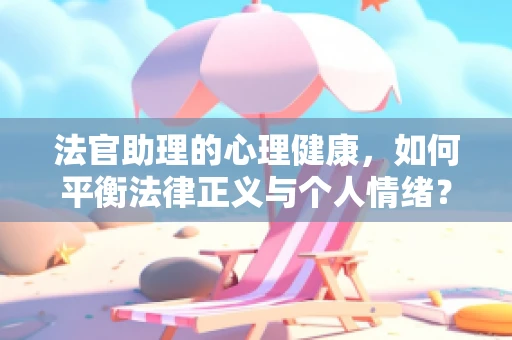 法官助理的心理健康，如何平衡法律正义与个人情绪？