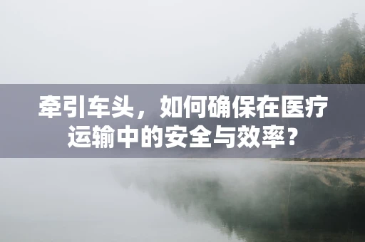 牵引车头，如何确保在医疗运输中的安全与效率？