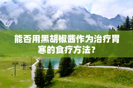能否用黑胡椒酱作为治疗胃寒的食疗方法？