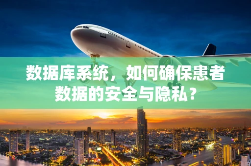 数据库系统，如何确保患者数据的安全与隐私？