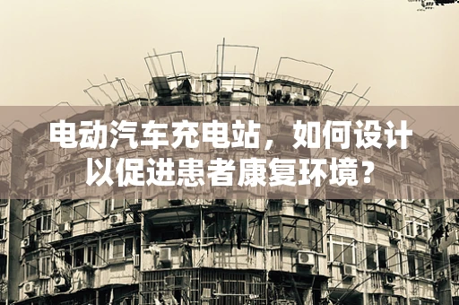 电动汽车充电站，如何设计以促进患者康复环境？