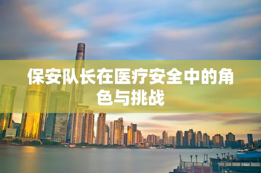 保安队长在医疗安全中的角色与挑战