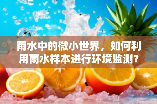 雨水中的微小世界，如何利用雨水样本进行环境监测？