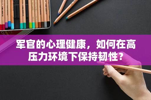 军官的心理健康，如何在高压力环境下保持韧性？