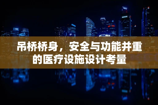 吊桥桥身，安全与功能并重的医疗设施设计考量