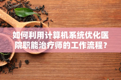 如何利用计算机系统优化医院职能治疗师的工作流程？