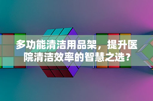 多功能清洁用品架，提升医院清洁效率的智慧之选？