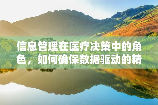 信息管理在医疗决策中的角色，如何确保数据驱动的精准治疗？
