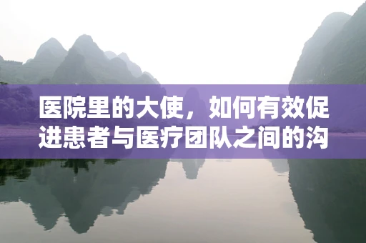 医院里的大使，如何有效促进患者与医疗团队之间的沟通？