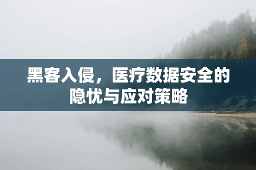 黑客入侵，医疗数据安全的隐忧与应对策略