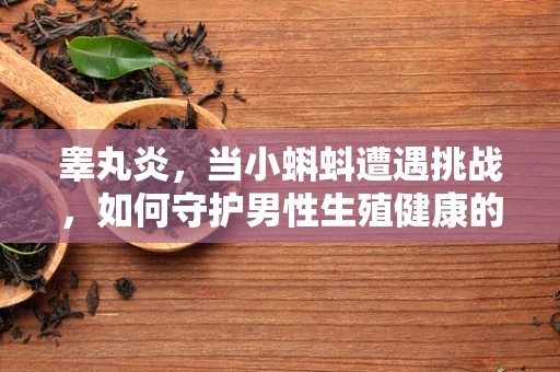 睾丸炎，当小蝌蚪遭遇挑战，如何守护男性生殖健康的小宇宙？