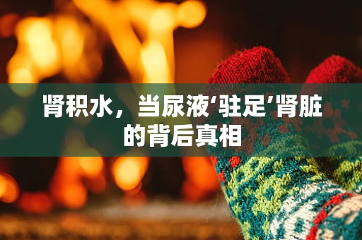肾积水，当尿液‘驻足’肾脏的背后真相