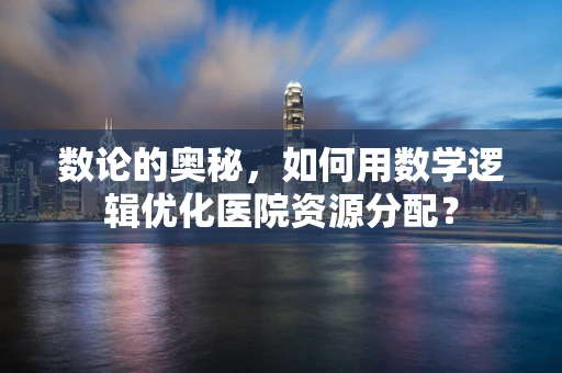 数论的奥秘，如何用数学逻辑优化医院资源分配？