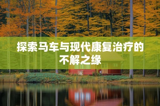 探索马车与现代康复治疗的不解之缘