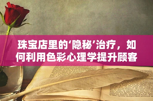 珠宝店里的‘隐秘’治疗，如何利用色彩心理学提升顾客体验？