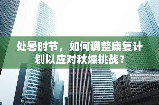 处暑时节，如何调整康复计划以应对秋燥挑战？
