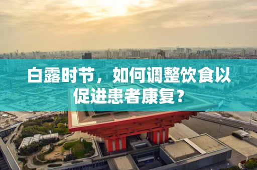 白露时节，如何调整饮食以促进患者康复？