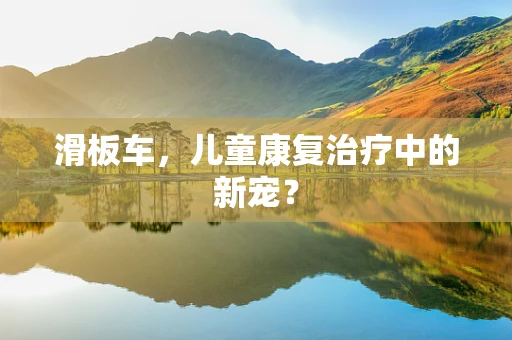 滑板车，儿童康复治疗中的新宠？