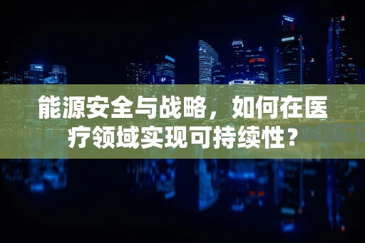 能源安全与战略，如何在医疗领域实现可持续性？