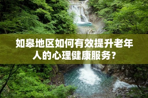 如皋地区如何有效提升老年人的心理健康服务？