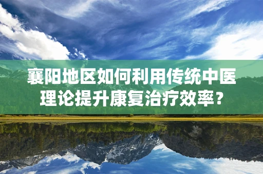 襄阳地区如何利用传统中医理论提升康复治疗效率？
