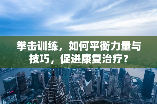 拳击训练，如何平衡力量与技巧，促进康复治疗？