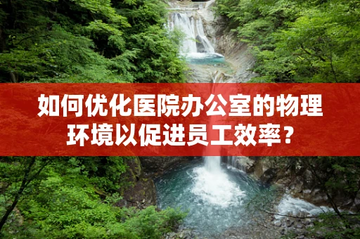 如何优化医院办公室的物理环境以促进员工效率？