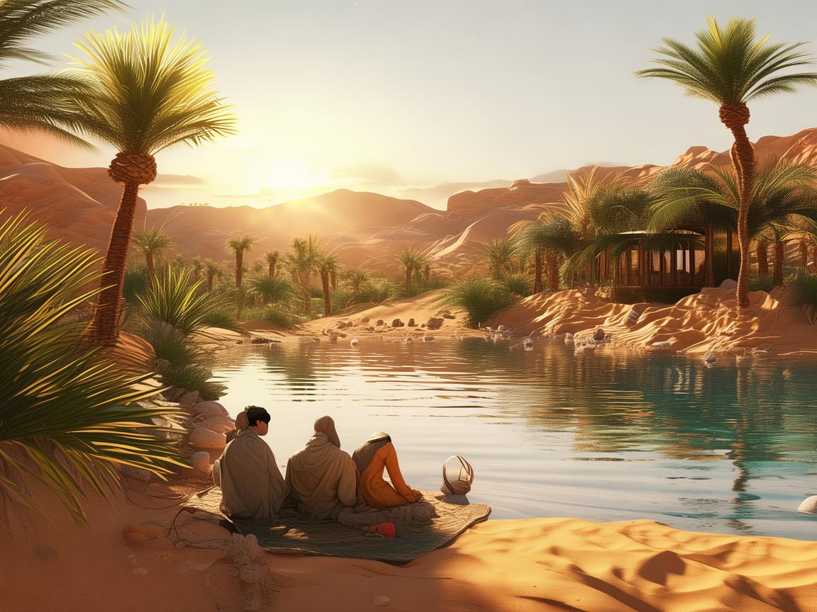 哈密之谜，沙漠绿洲中的心理健康维护策略